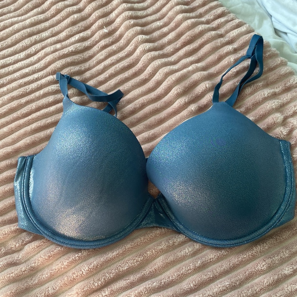 Sparkly Blue Victoria’s Secret bra
